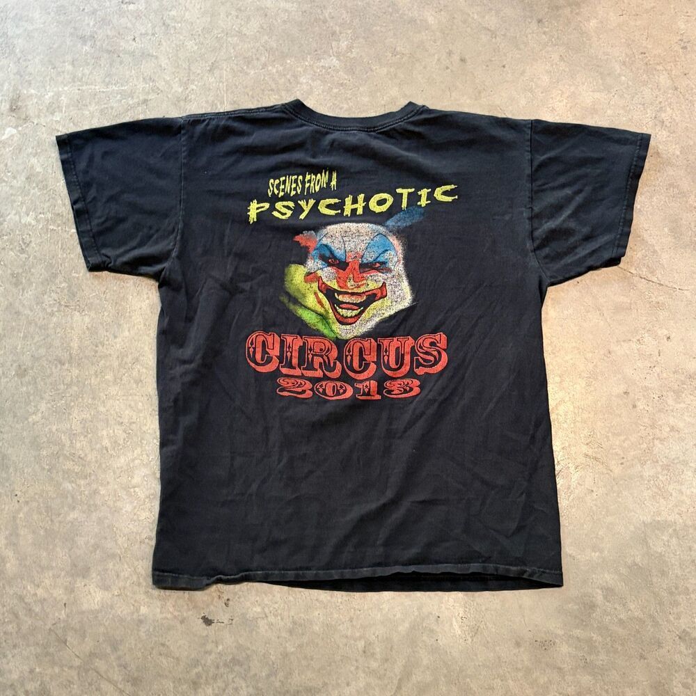 RARE Vintage 2013 Scenes From A Psychotic Circus T-Shirt Men's Size Medium Black